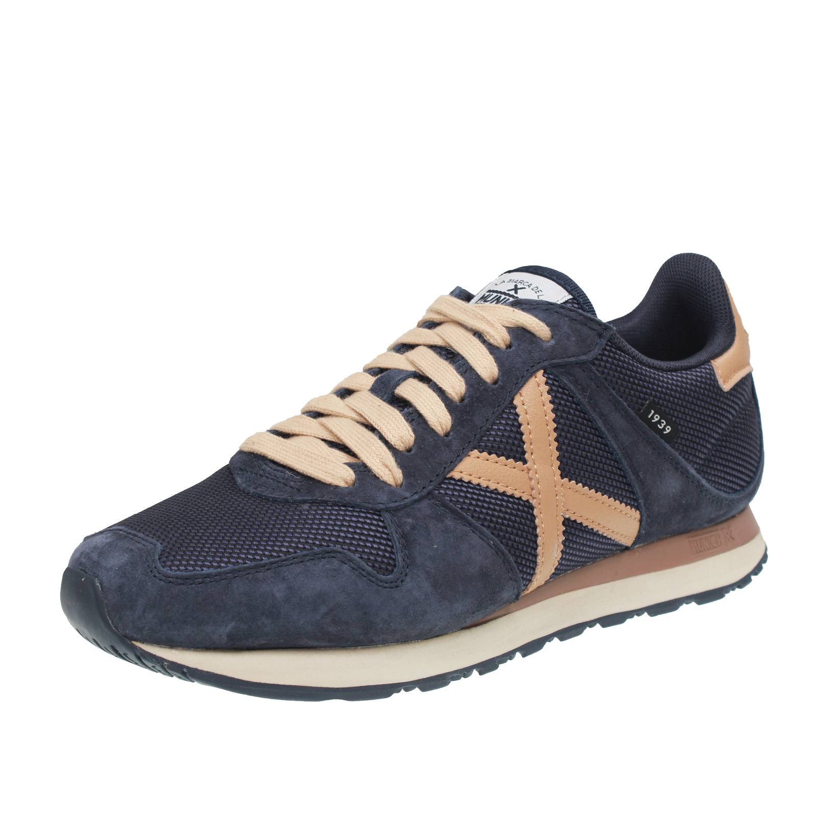 MUNICH Massana - Suede Sneakers Man blue Photo 1