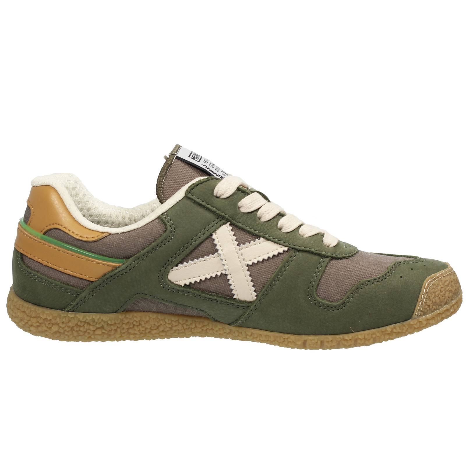 MUNICH Goal - Low Sneakers in Suede Man green Photo 2