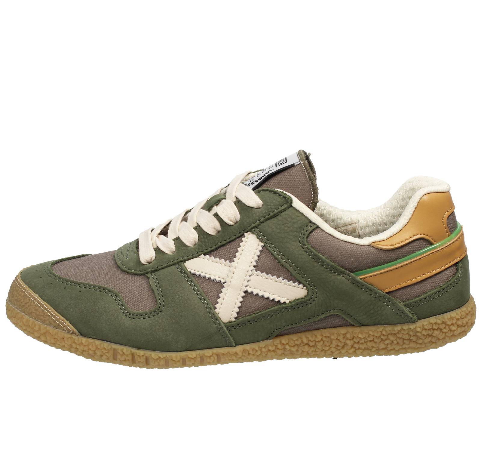 MUNICH Goal - Low Sneakers in Suede Man green Photo 3