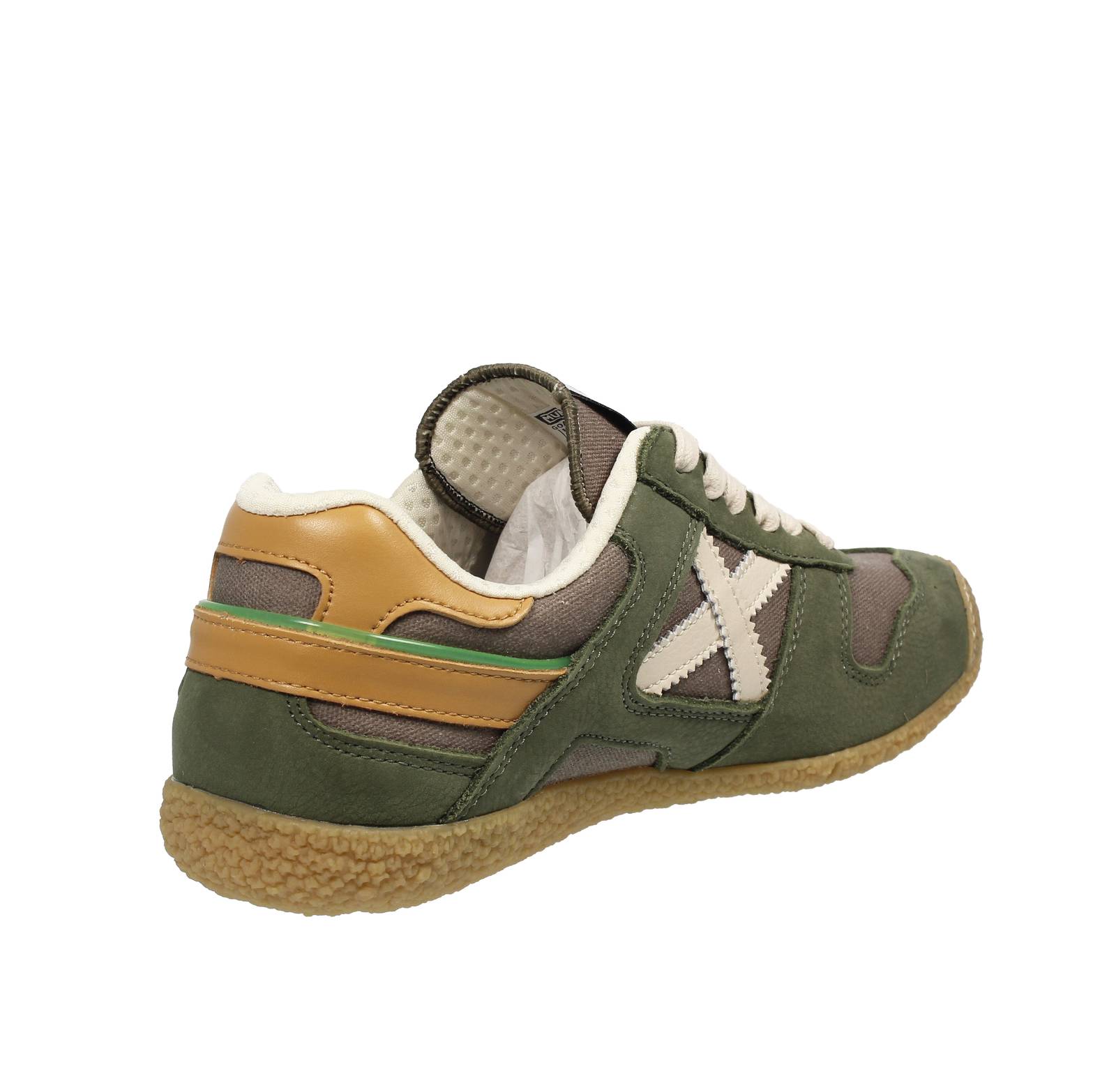 MUNICH Goal - Low Sneakers in Suede Man green Photo 4