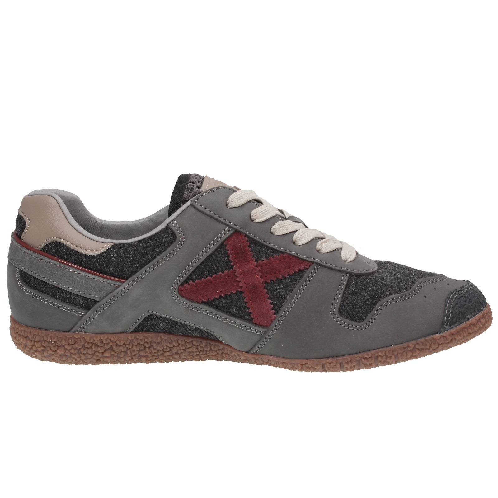 MUNICH Goal - Low Sneakers in Suede Man grey Photo 2