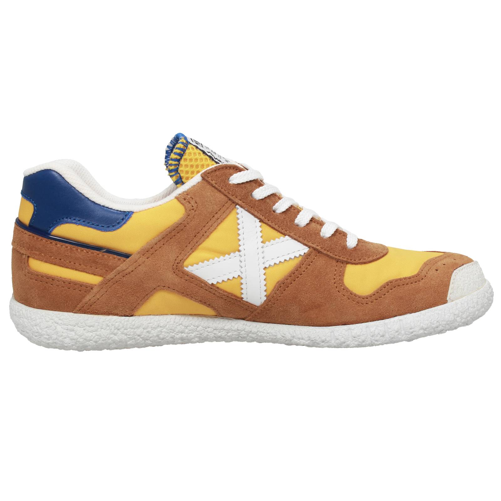 MUNICH Goal - Sneakers basse in Suede Uomo giallo Foto 2