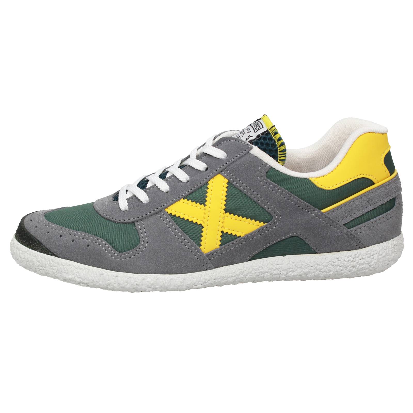 MUNICH Goal - Sneakers basse in Suede Uomo verde Foto 3