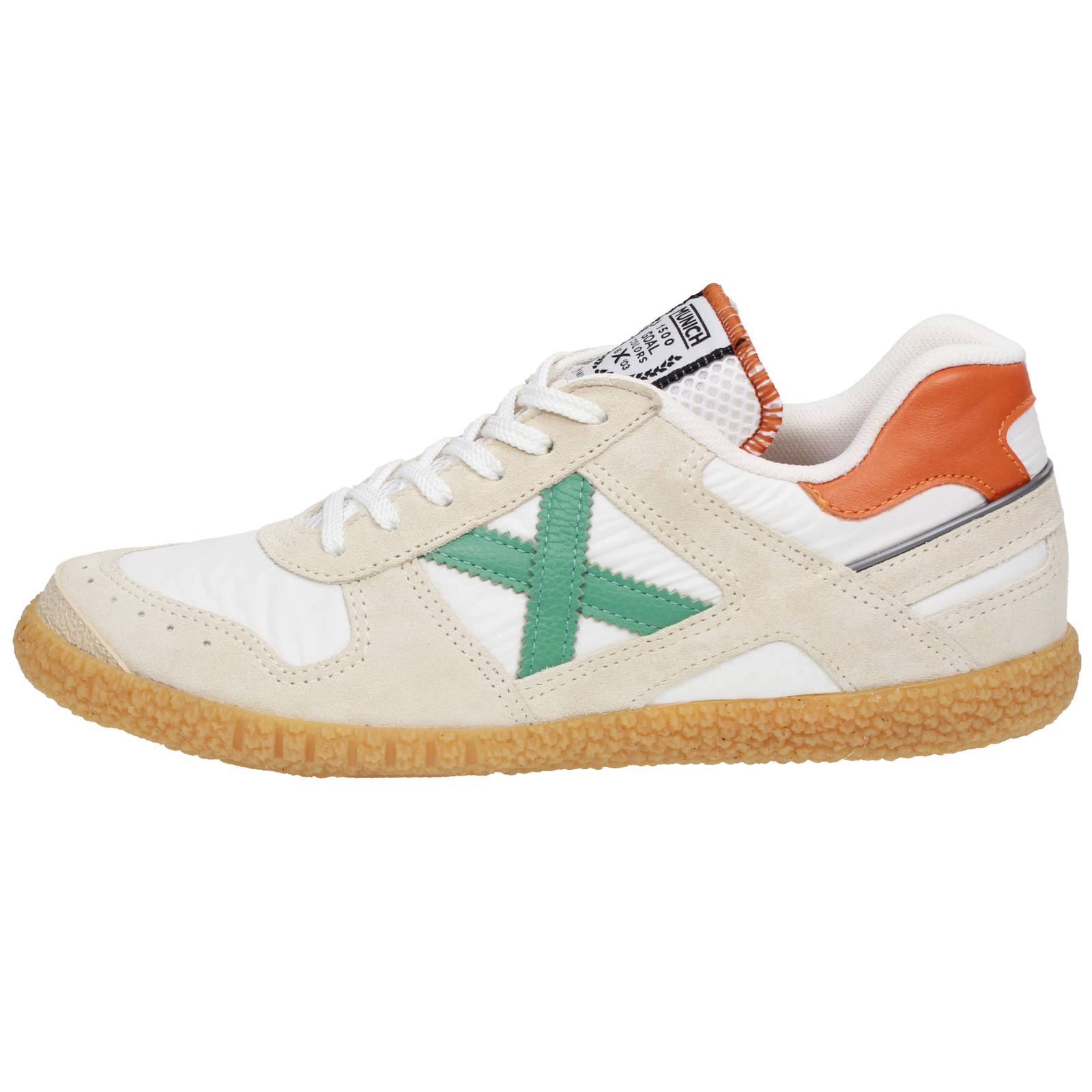 MUNICH Goal - Sneakers basse in Suede Uomo bianco Foto 3