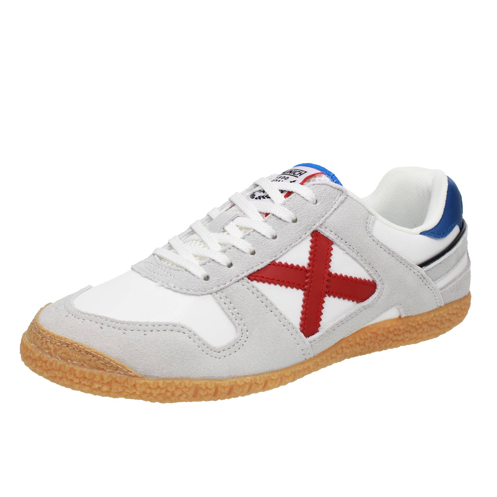MUNICH Goal - Sneakers basse in Suede Uomo bianco Foto 3