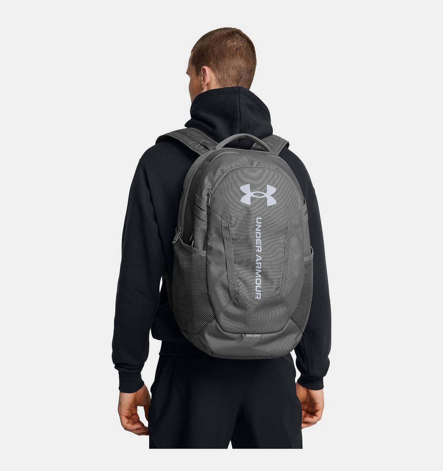 UNDER ARMOUR Hustle backpack 6.0 Zaini, Borsoni e Porta PC grigio Foto 3