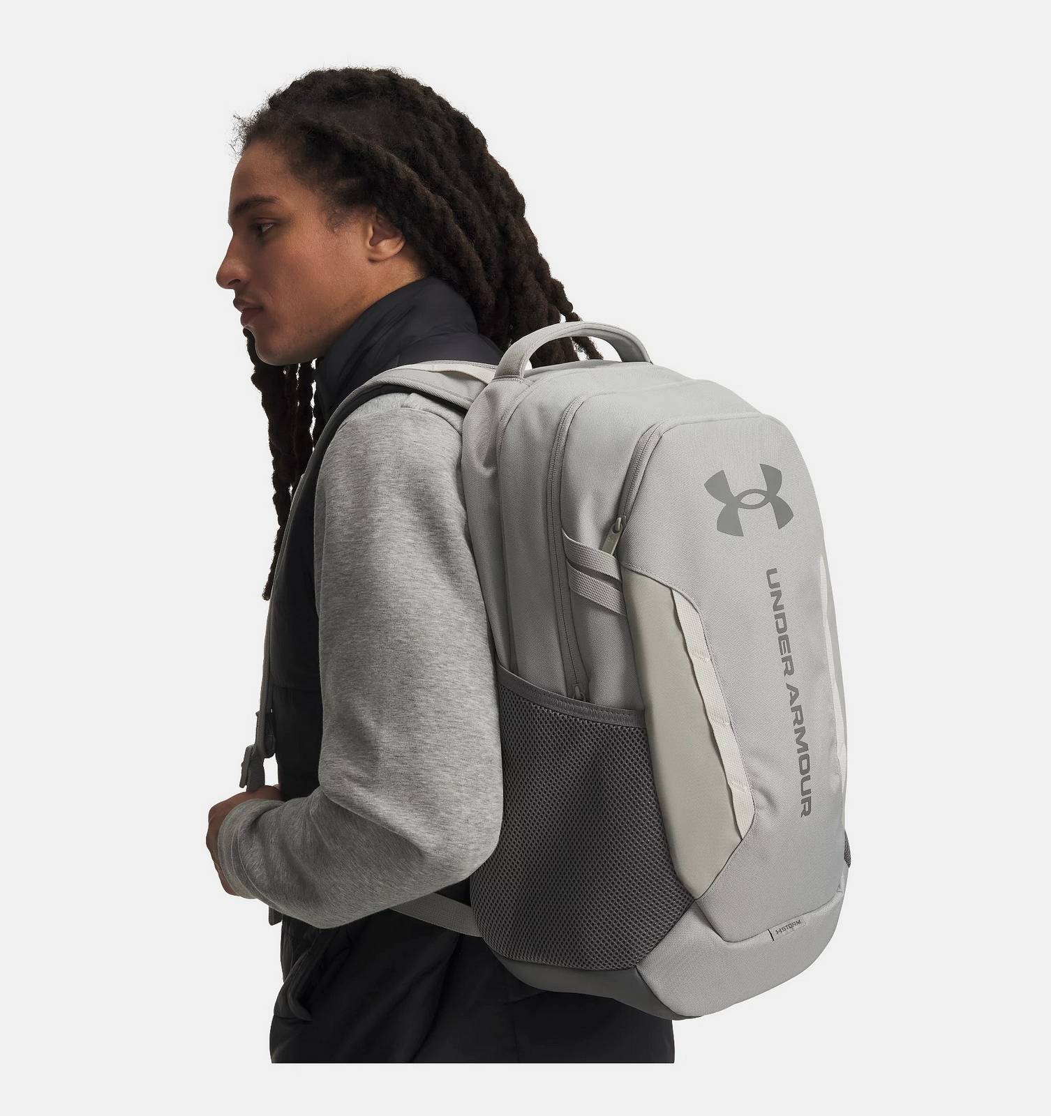 UNDER ARMOUR Hustle backpack 6.0 Zaini, Borsoni e Porta PC grigio Foto 3