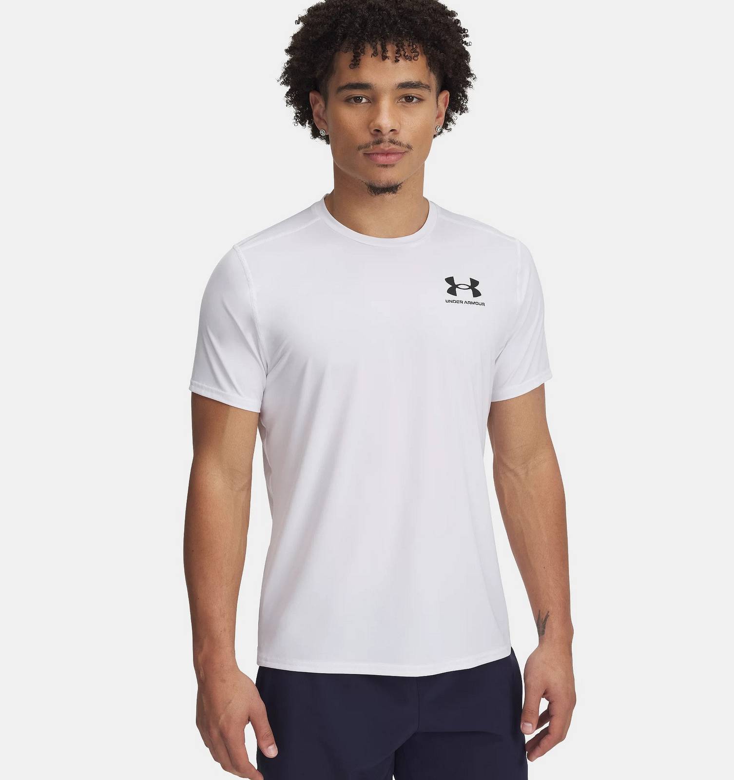UNDER ARMOUR Tee Heatgear Uomo bianco