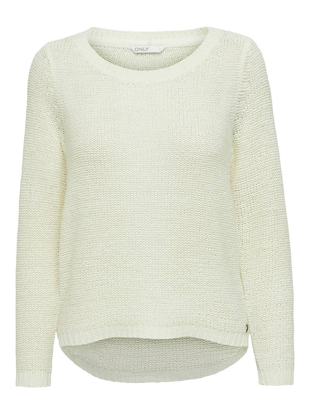 ONLY Geena - Pull en maille texturée Femme blanc