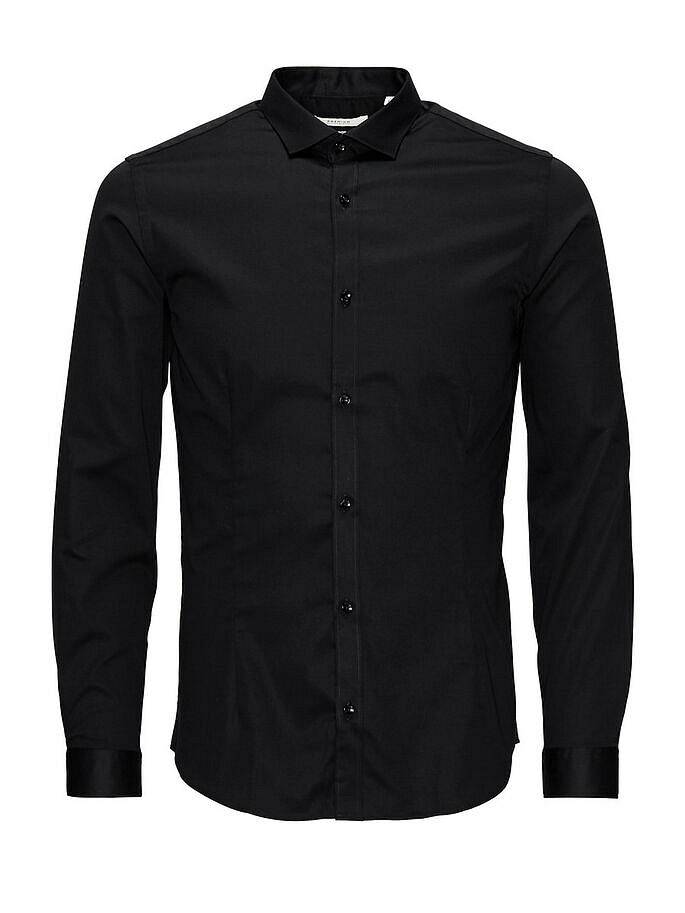 JACK & JONES Parma Shirt - Super Slim Shirt Man black