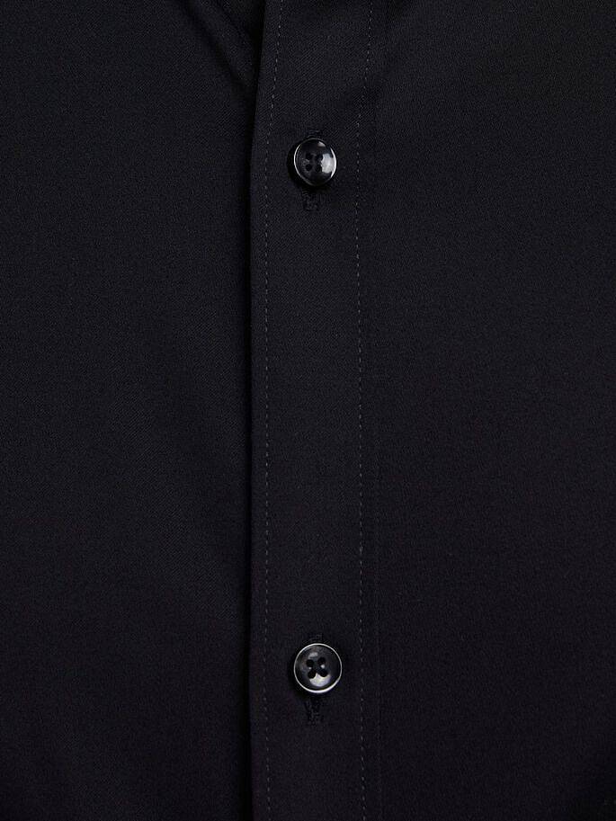 JACK &amp; JONES Parma Shirt - Camicia Super Slim Uomo nero Foto 4