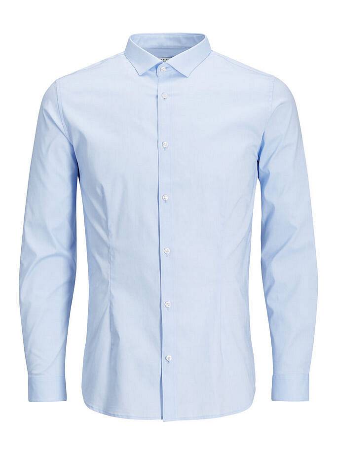 JACK & JONES Parma Shirt - Super Slim Shirt Man light blue