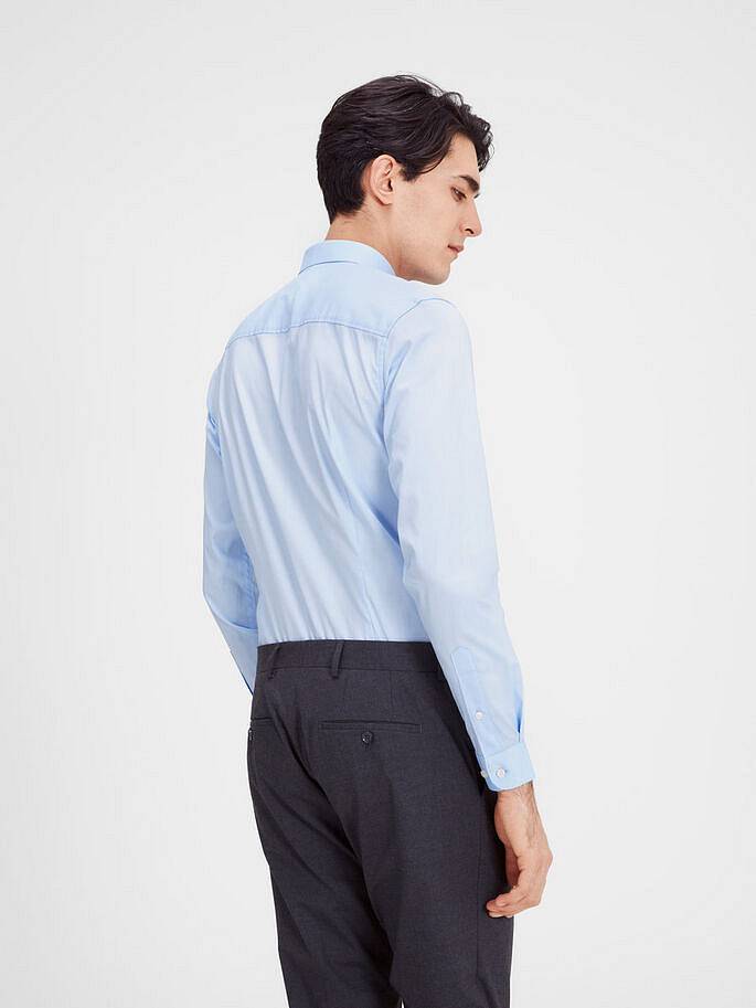 JACK &amp; JONES Parma Hemd - Superschlankes Hemd Herren hellblau Foto 3