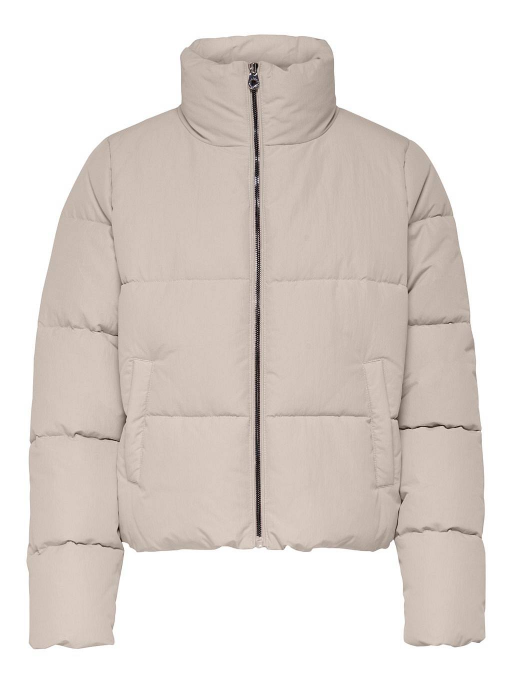 ONLY Dolly Short Puffer Jacket - Giacca Collo Alto  Donna bianco Foto 1