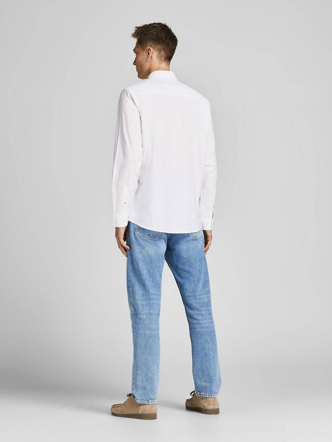 JACK &amp; JONES Oxford-Hemd - Schmales Hemd Herren weiß Foto 3
