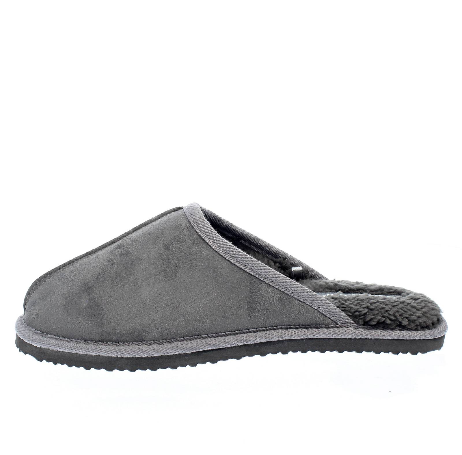 JACK &amp; JONES Dudely Slipper - Warme Hausschuhe Herren grau Foto 3