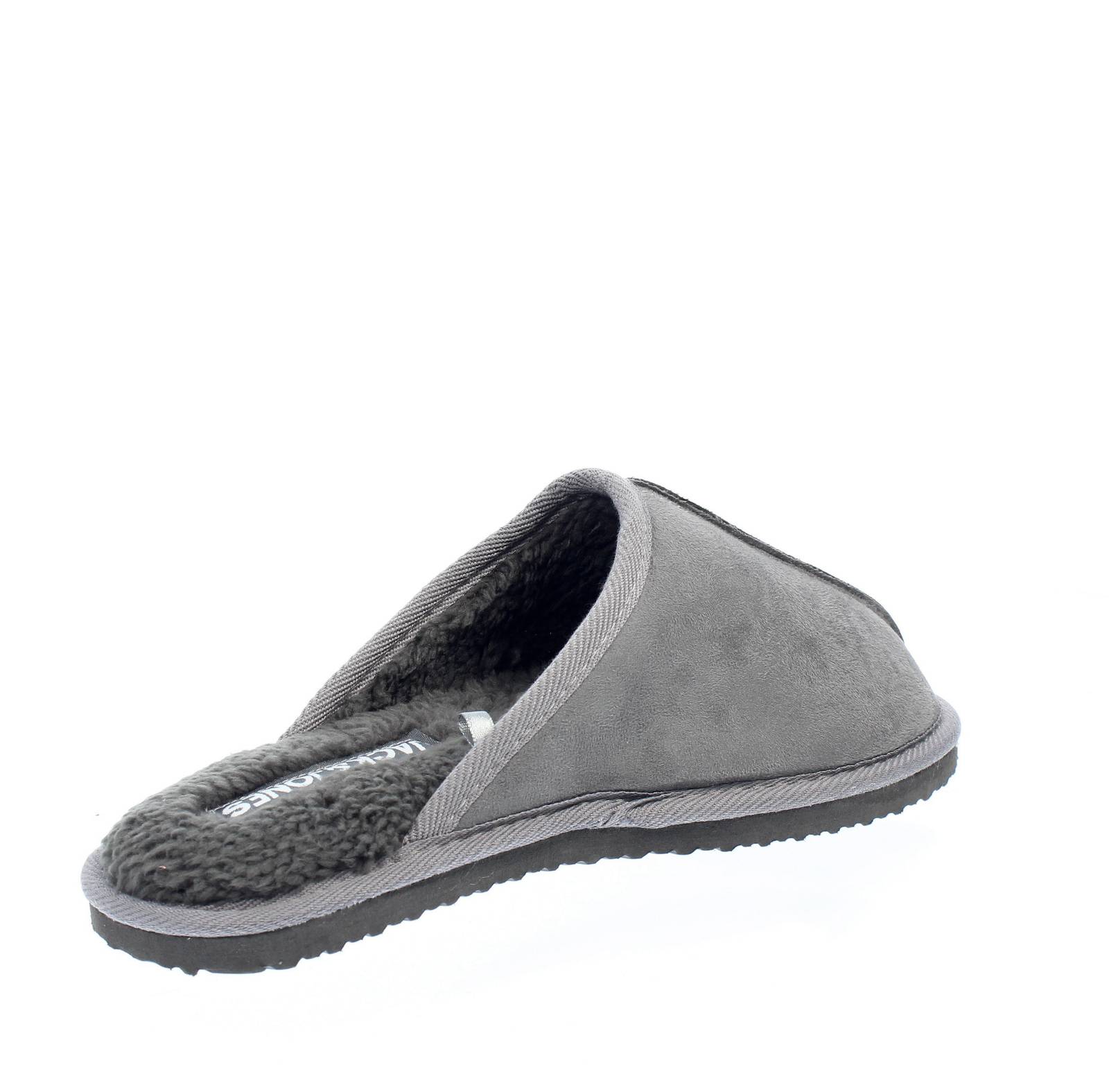 JACK &amp; JONES Dudely Slipper - Warme Hausschuhe Herren grau Foto 4