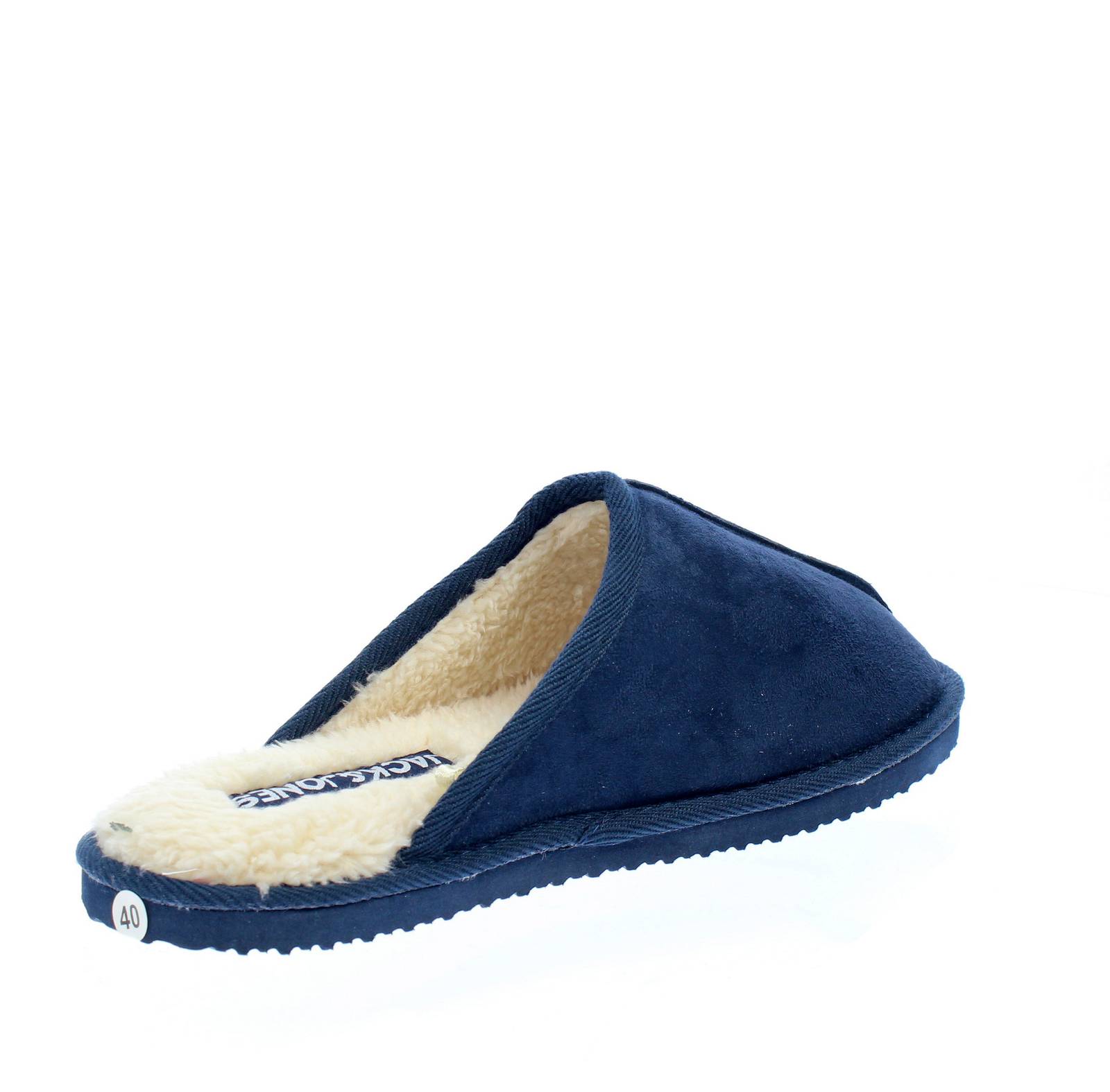 JACK &amp; JONES Dudely Slipper - Warme Hausschuhe Herren blau Foto 4