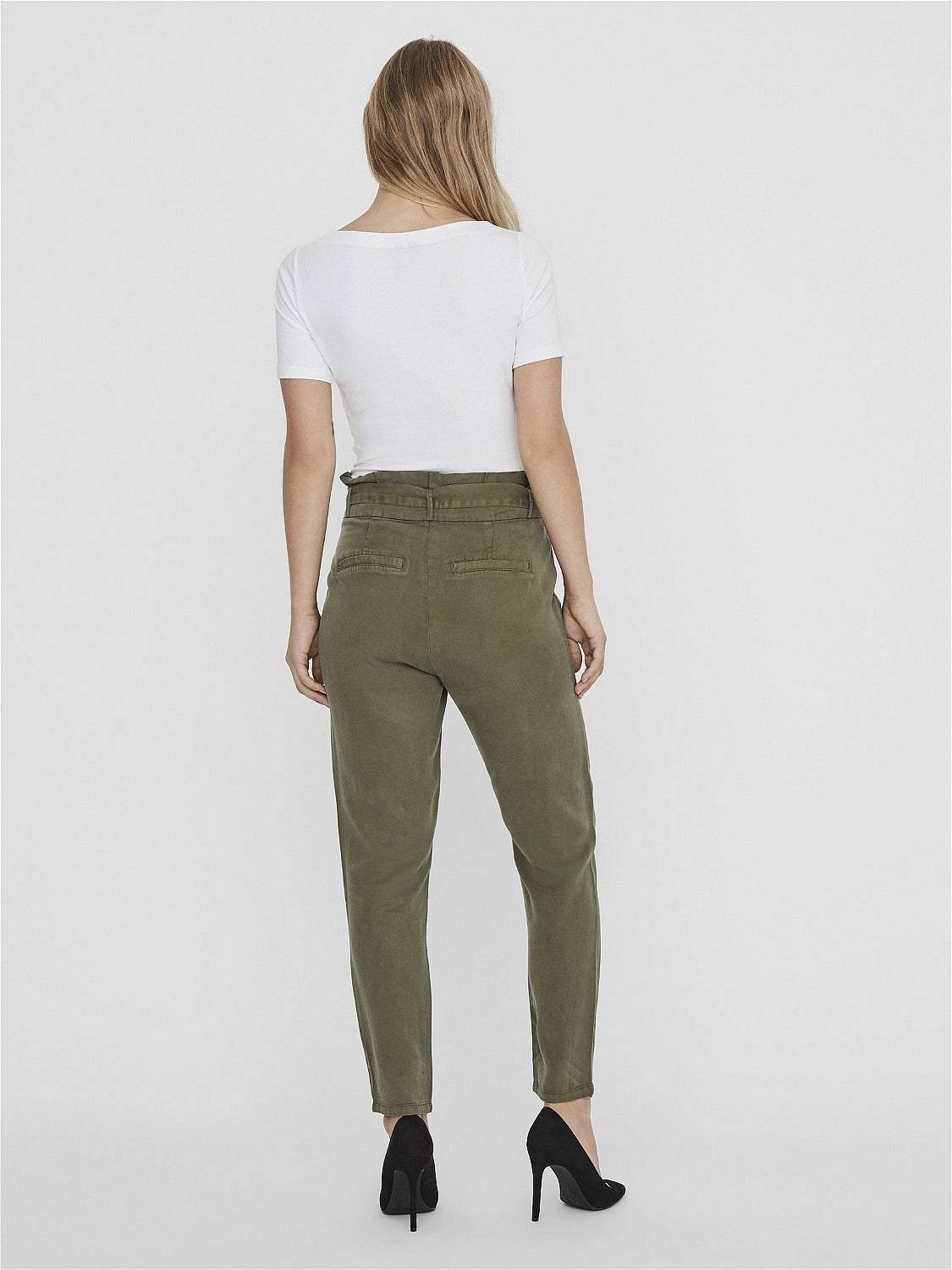 VERO MODA Panda Modal Top - T-Shirt mit Rundhalsausschnitt Damen weiß Foto 3