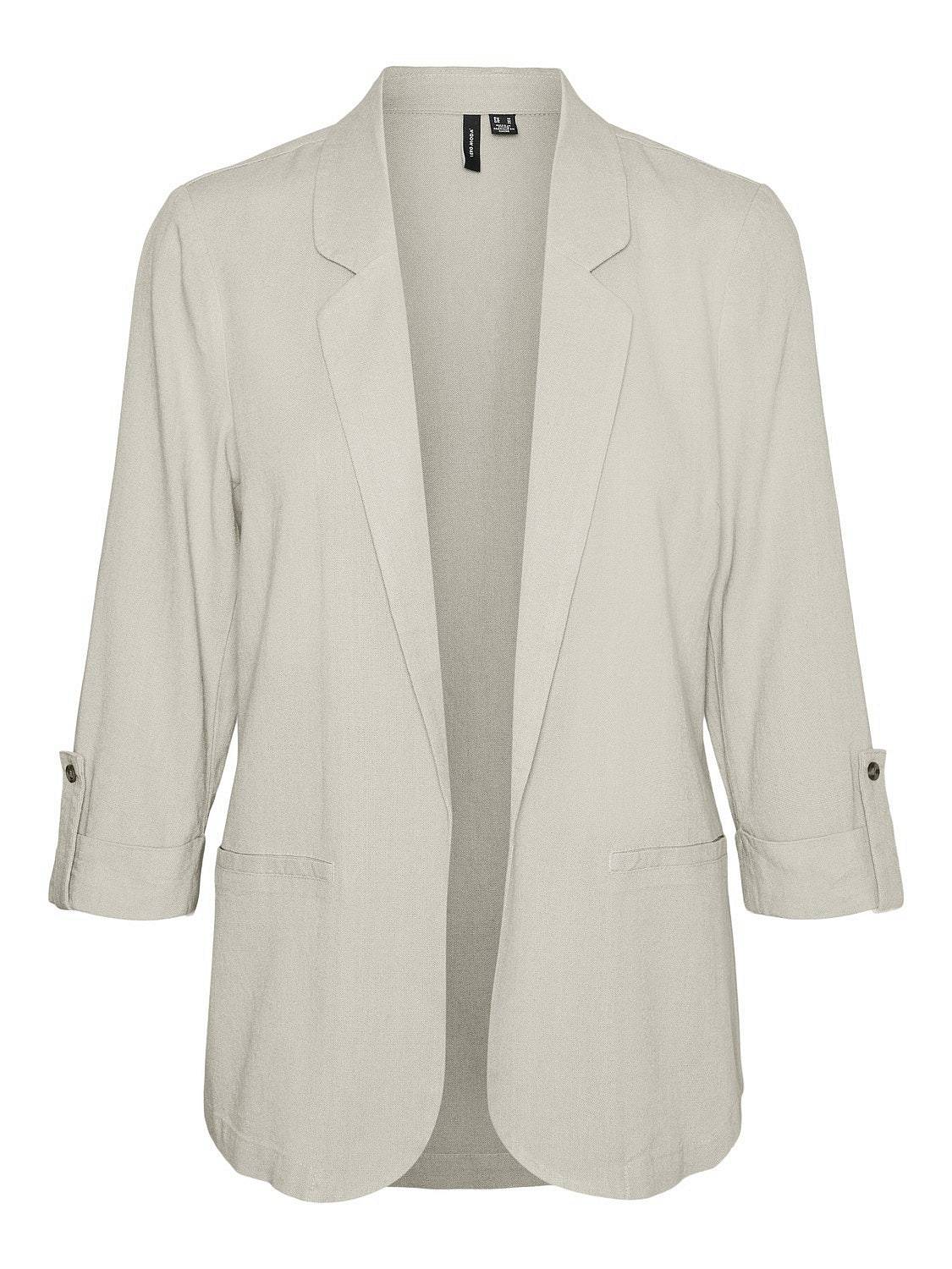 VERO MODA Blazer 3/4 Loos Jesmilo Femme blanc Photo 1