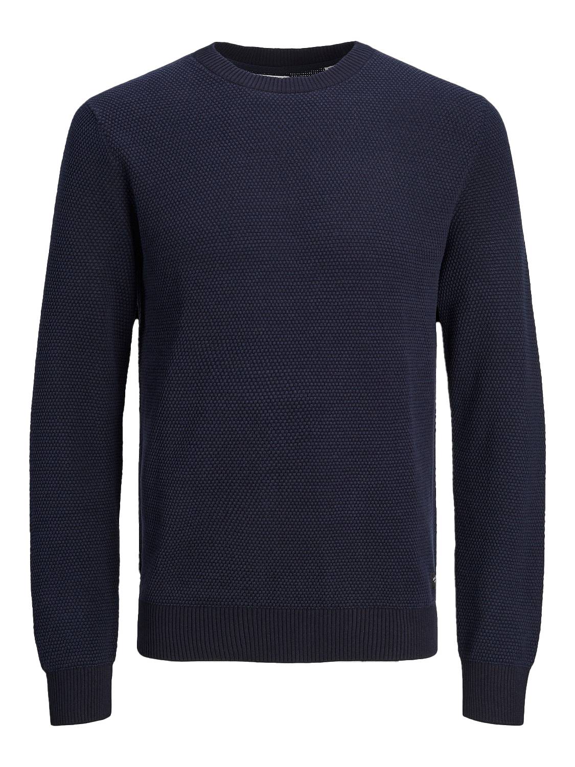 Jack - Jones Globe Knit Crew Neck Blau - Gre XL Herrenbekleidung Strick 10390₽
