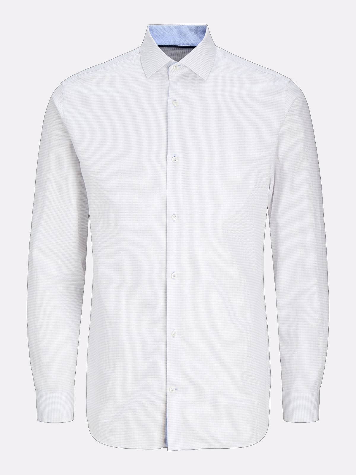 JACK & JONES parker detail shirt Uomo bianco
