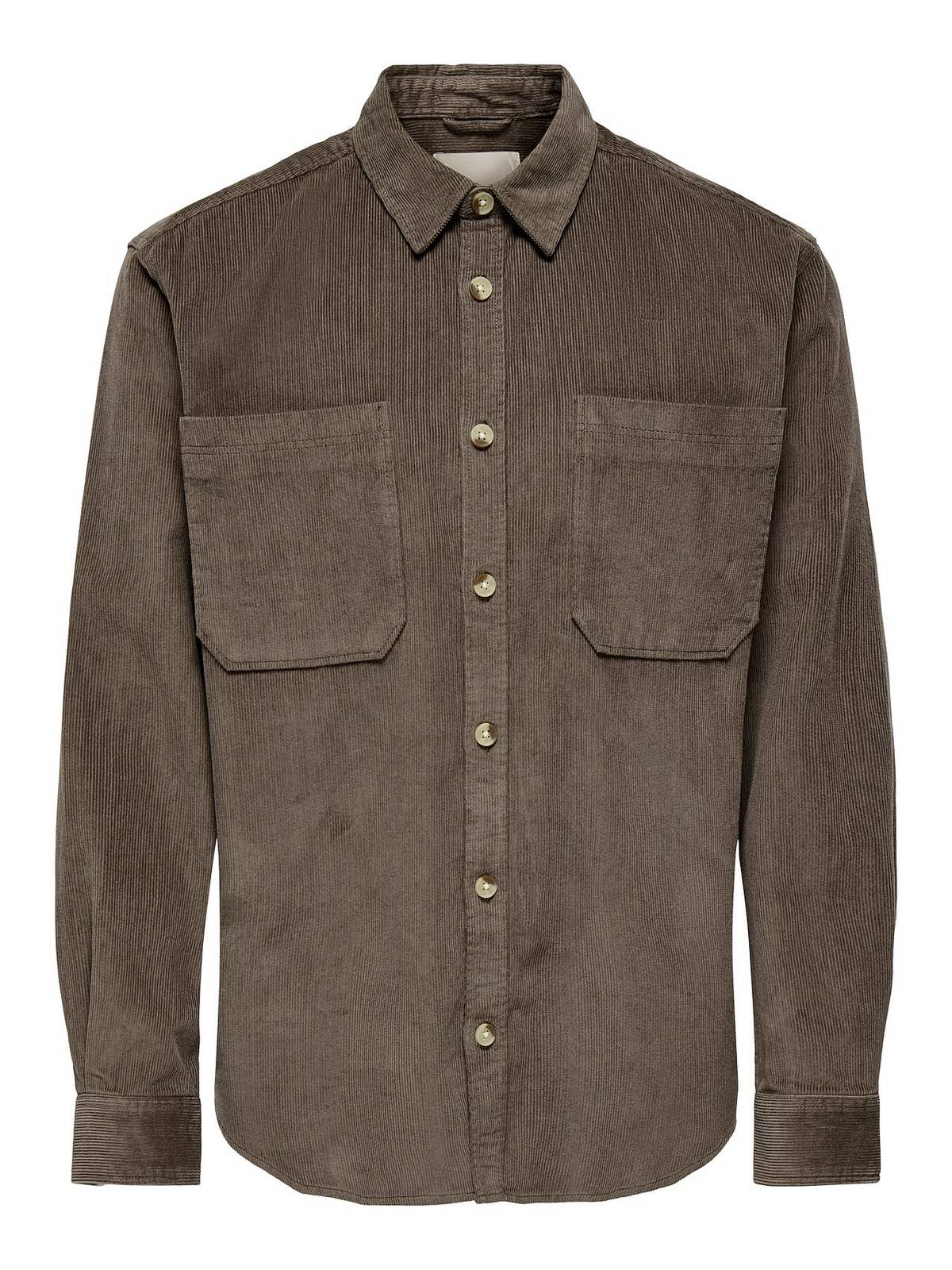 ONLY & SONS Alp rlx washed cord Uomo marrone