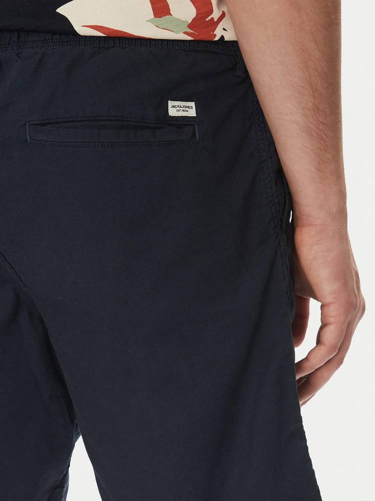 Jack & Jones - Pantaloncini da bagno con stampa fantasia blu e bianca
