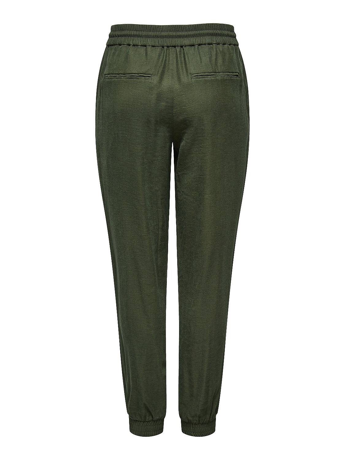 ONLY Pantalon Pull-Up Kelda-Emery Femme vert Photo 2