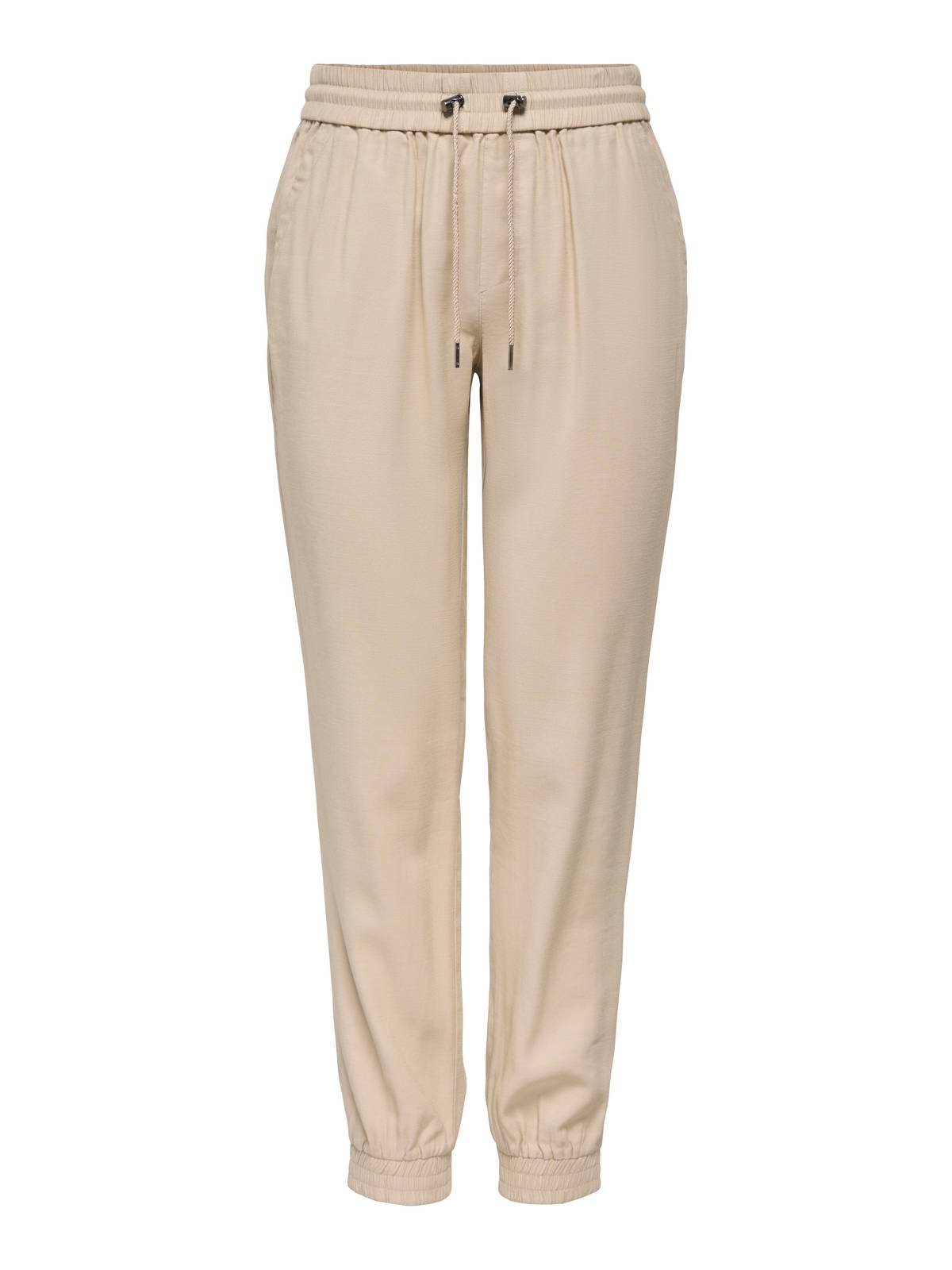 ONLY Pantalon Pull-Up Kelda-Emery Femme beige