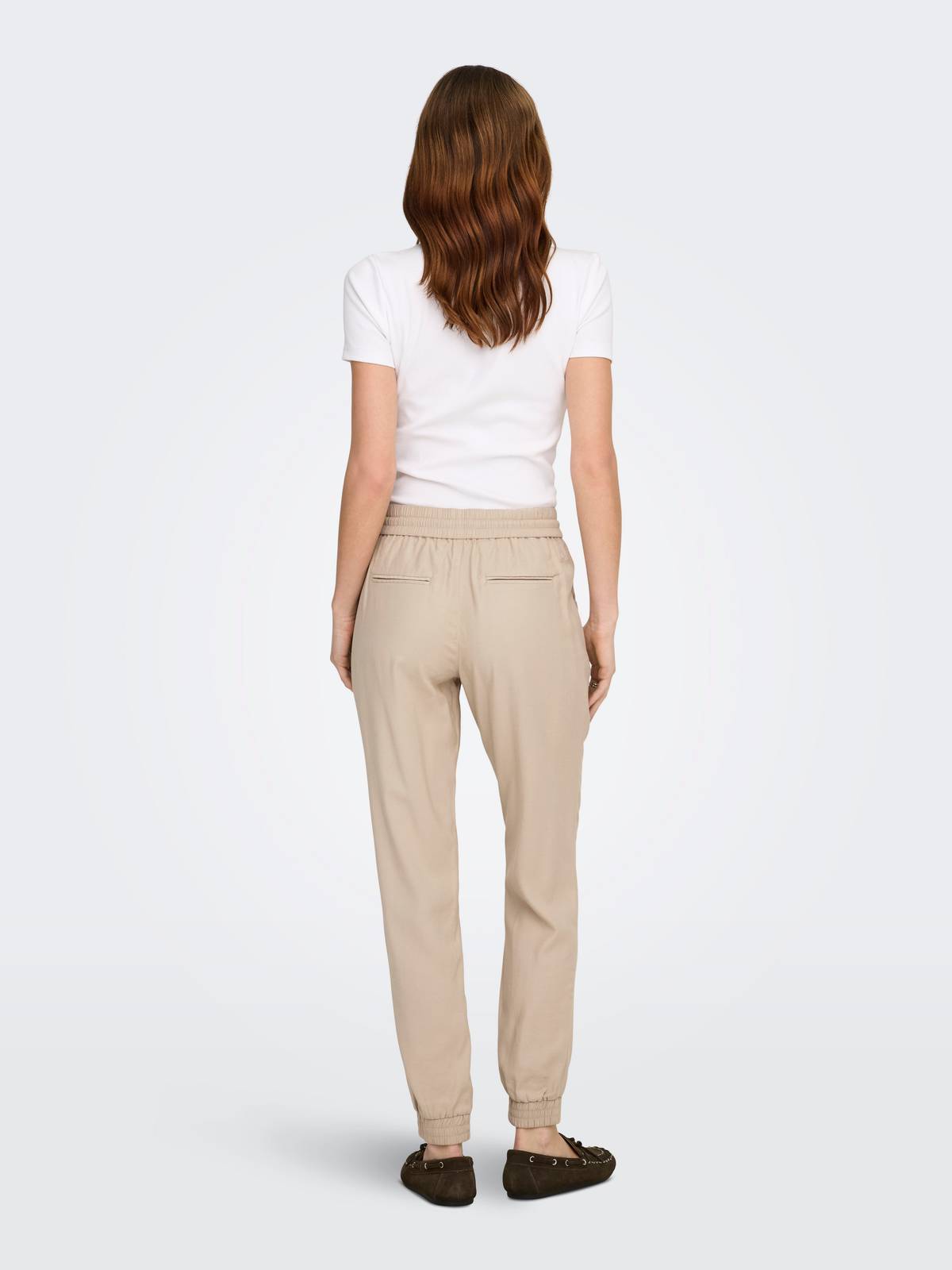 ONLY Pantalon Pull-Up Kelda-Emery Femme beige Photo 5