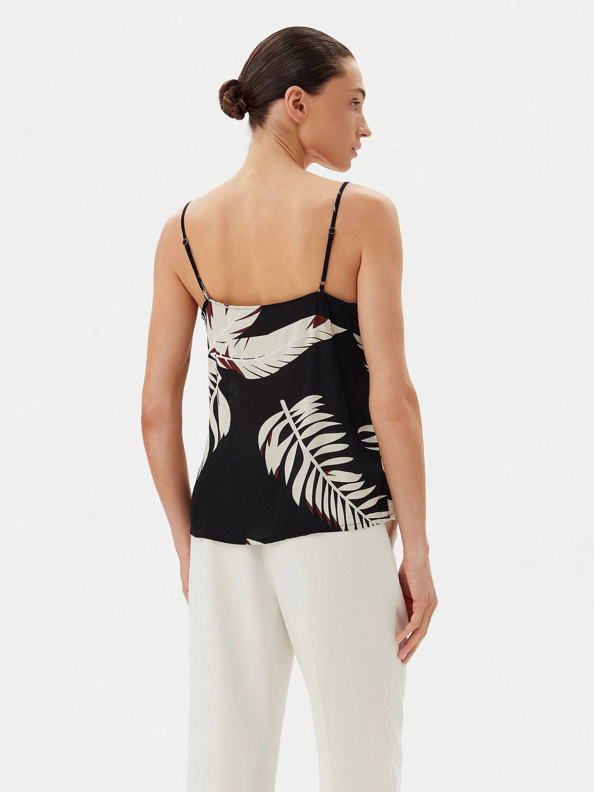 VERO MODA Easy Joy Singlet mit V-Ausschnitt Damen schwarz Foto 2