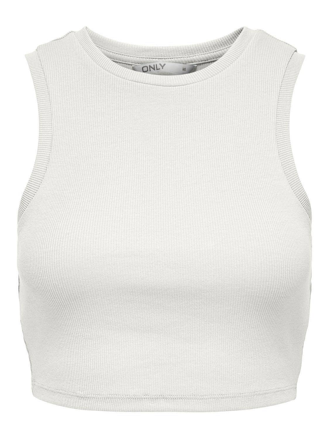 ONLY Débardeur court Vilma SL Femme blanc