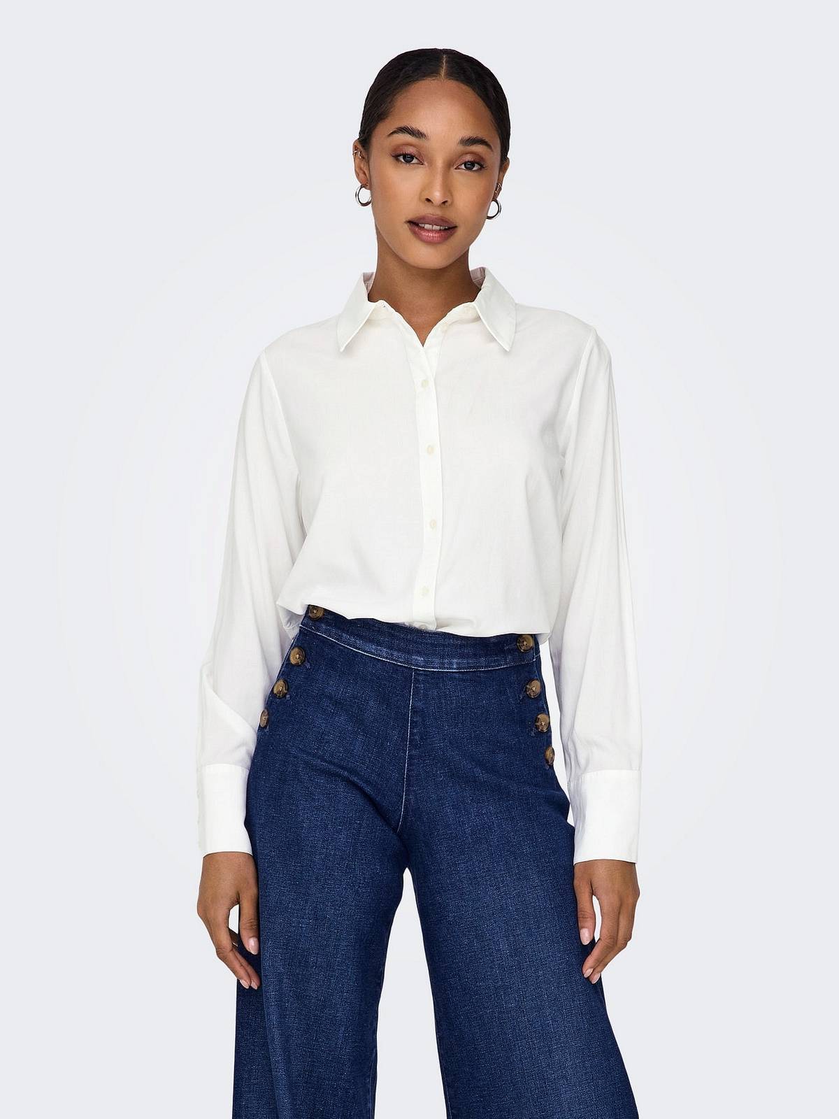 ONLY Chemise Berit LS Femme blanc Photo 4