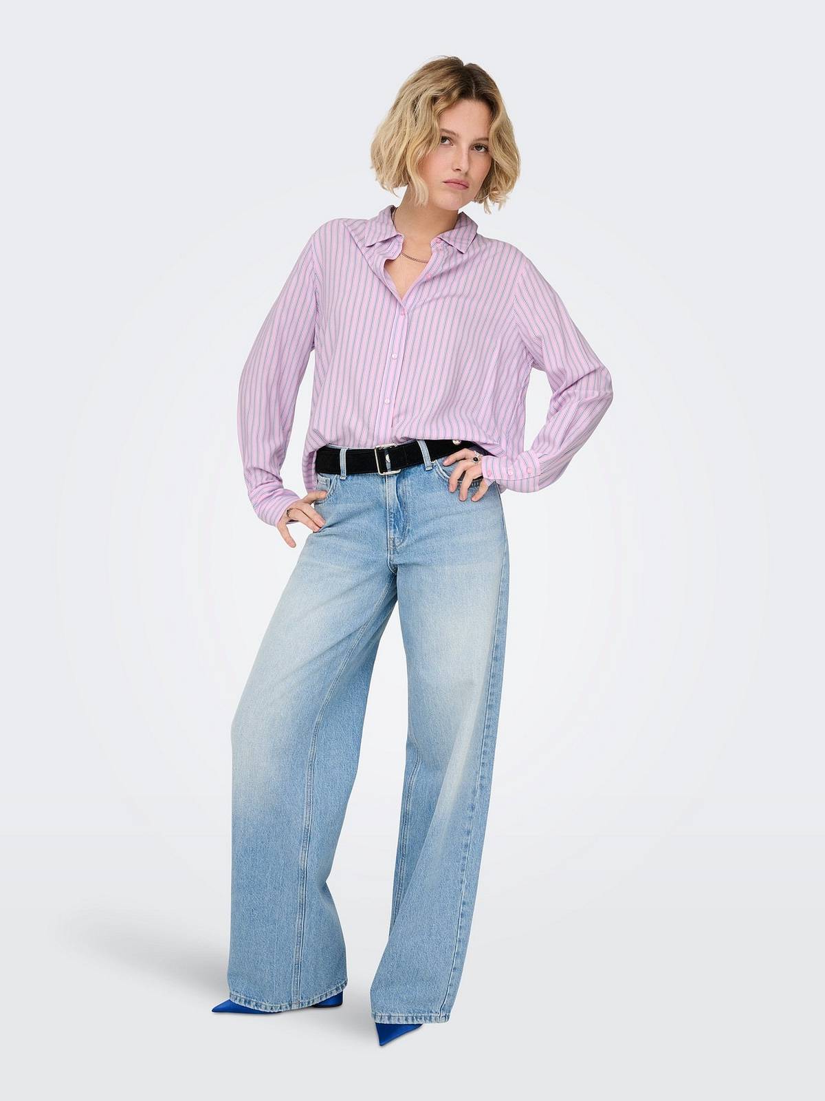 ONLY Chemise Berit LS Femme rose Photo 3