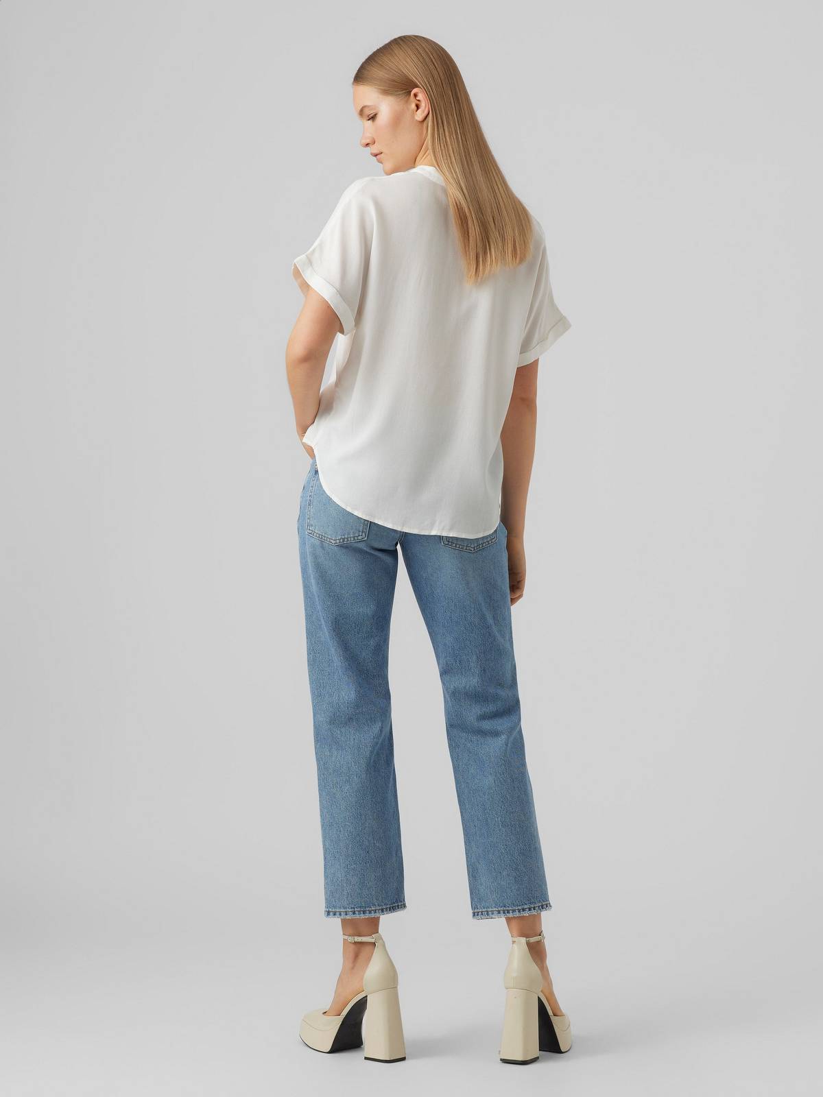 VERO MODA Beauty SS Top Femme blanc Photo 3
