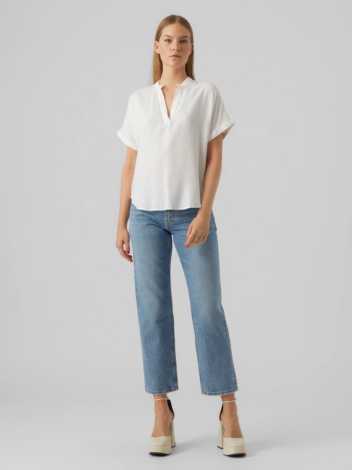 VERO MODA Beauty SS Top Femme blanc Photo 4