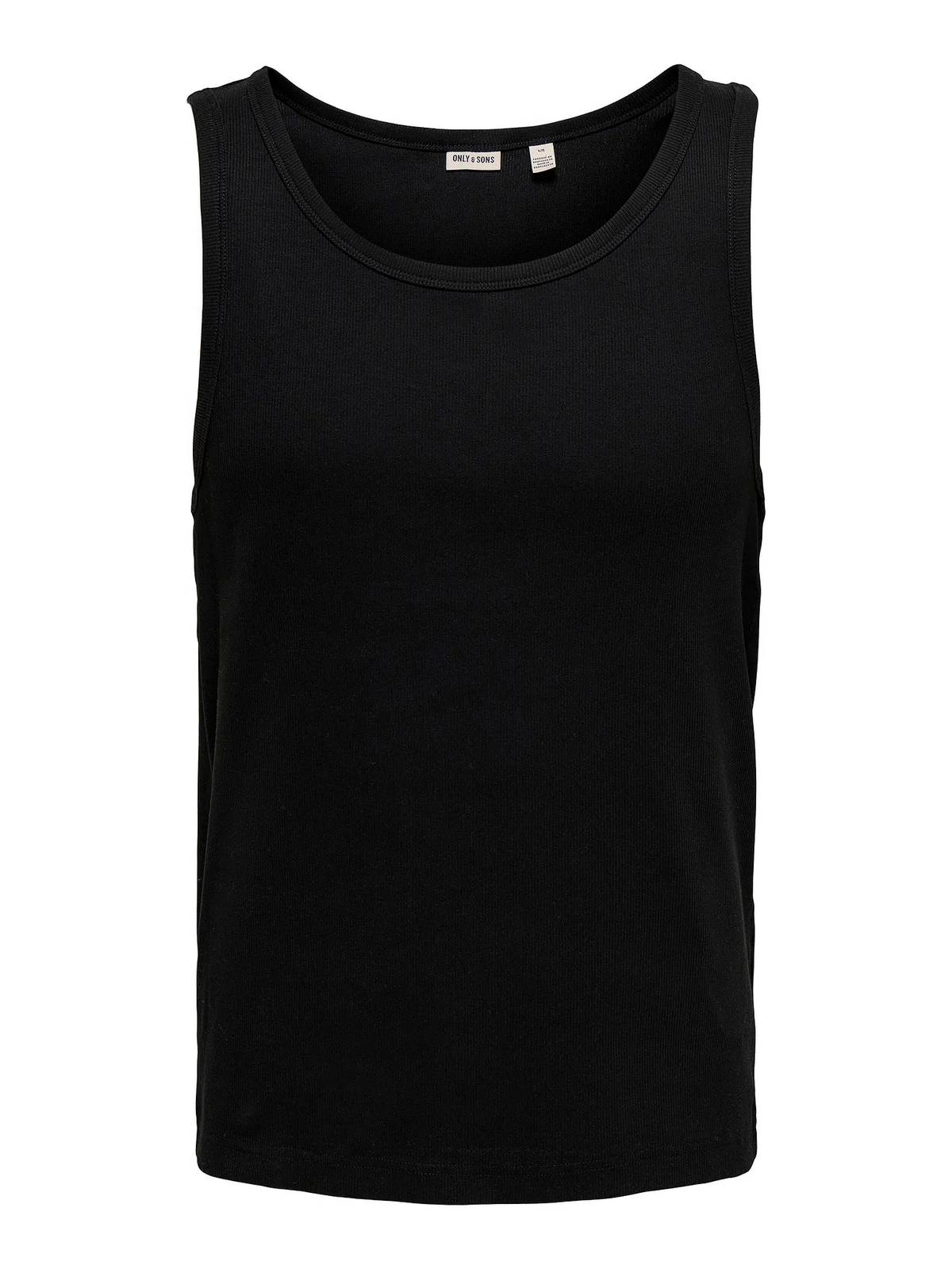 ONLY SONS Tanner Tank black Maglieria Uomo 22030217