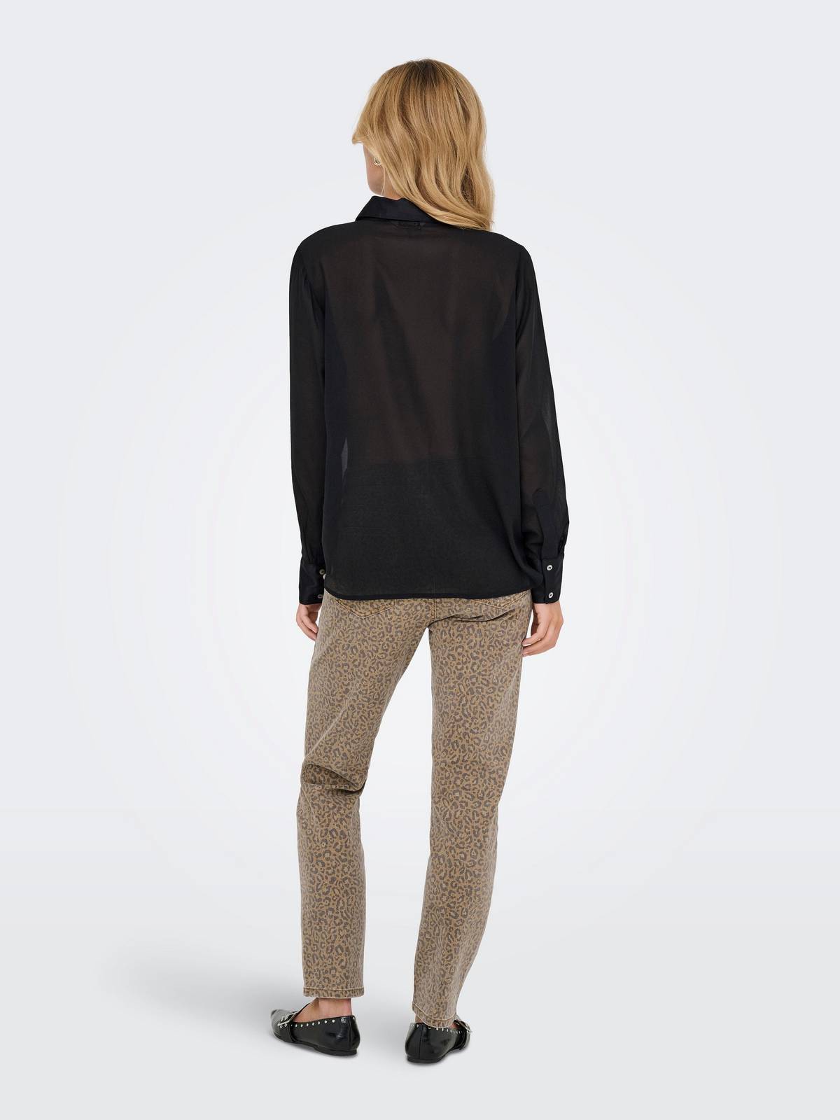 ONLY Star Breeana Mix Shirt Femme noir Photo 3