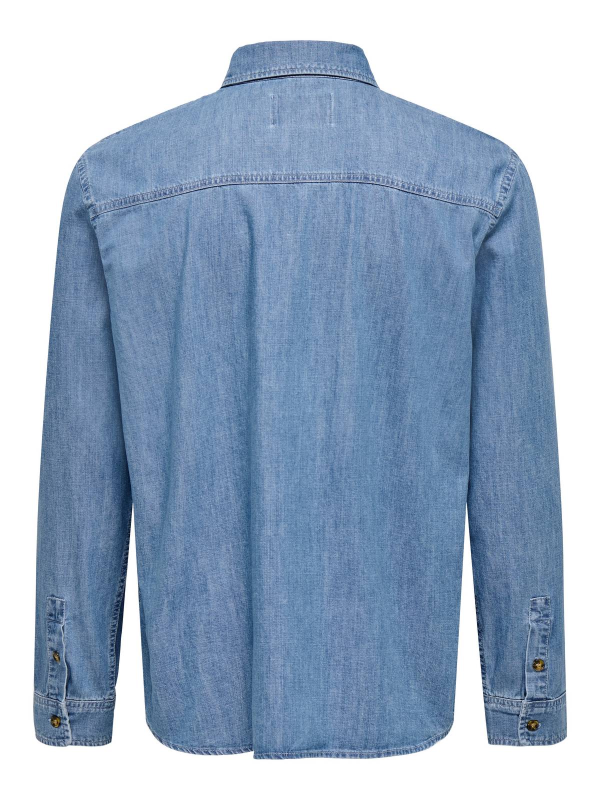 ONLY &amp; SONS Sean York Denim Shirt Uomo jeans Foto 2