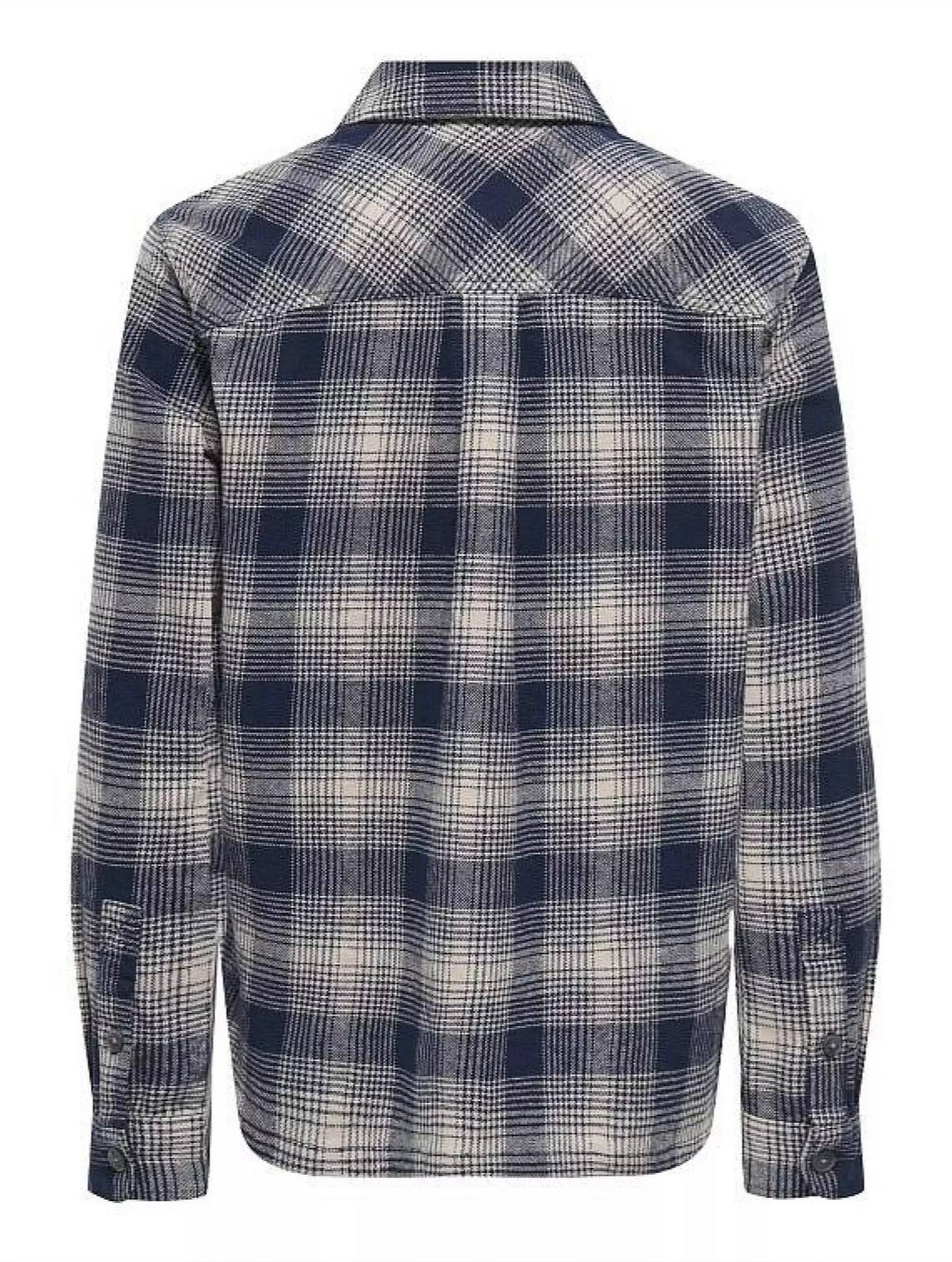 ONLY &amp; SONS Cedric Karo Überhemd Herren blau Foto 2