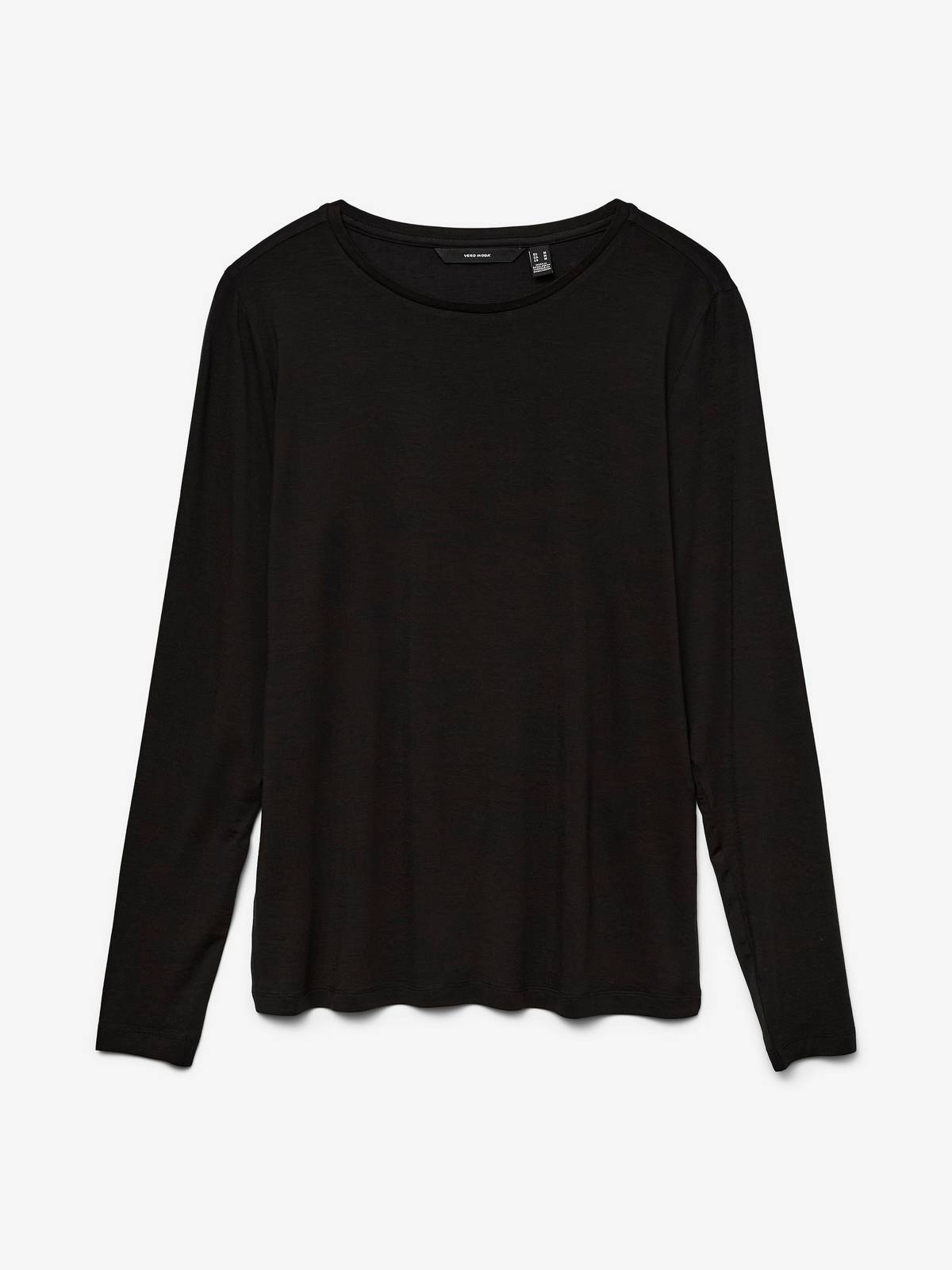 VERO MODA Ava LS Top Jersey Damen schwarz