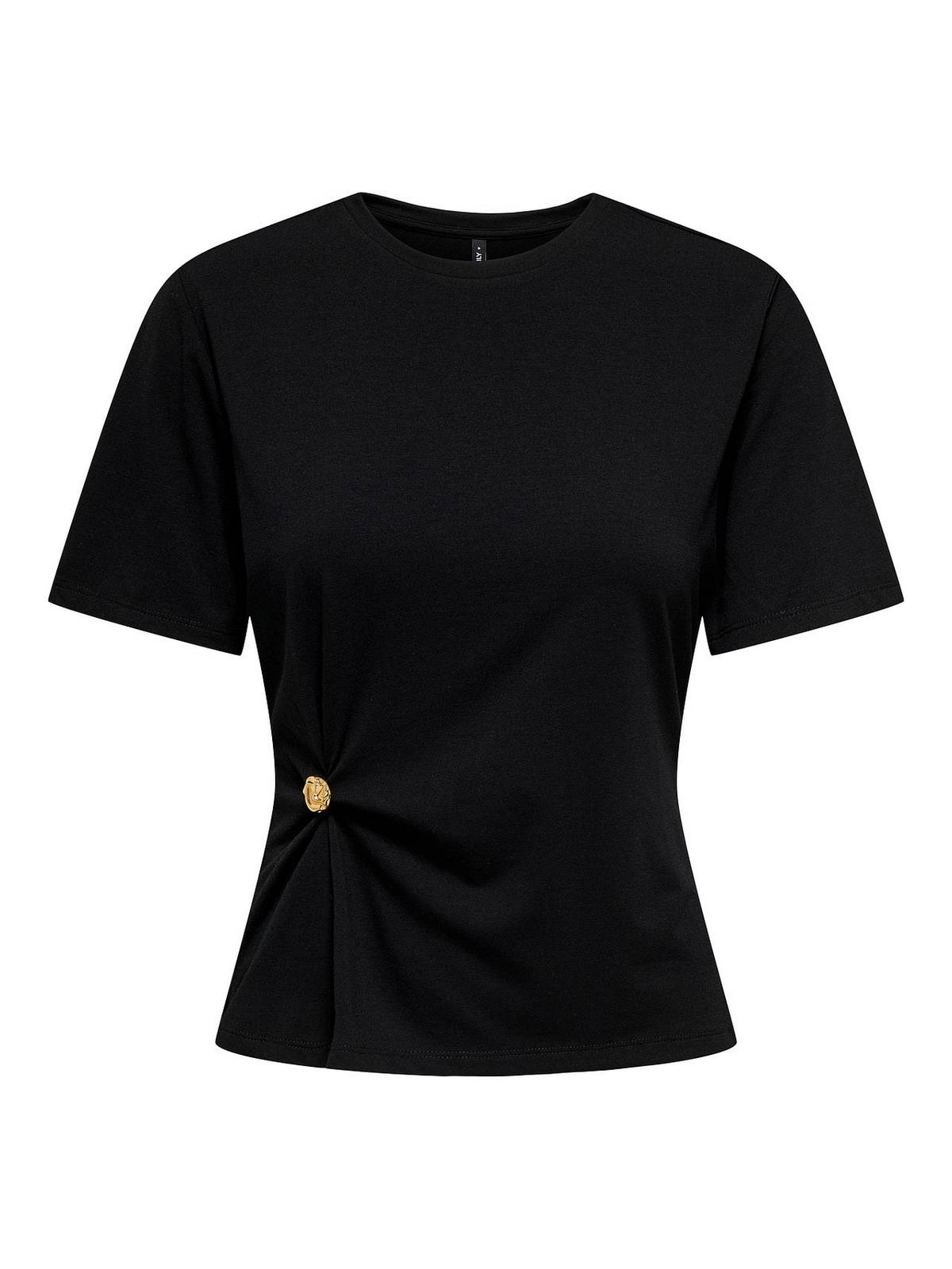 ONLY Elena SS Detail T-Shirt Damen schwarz
