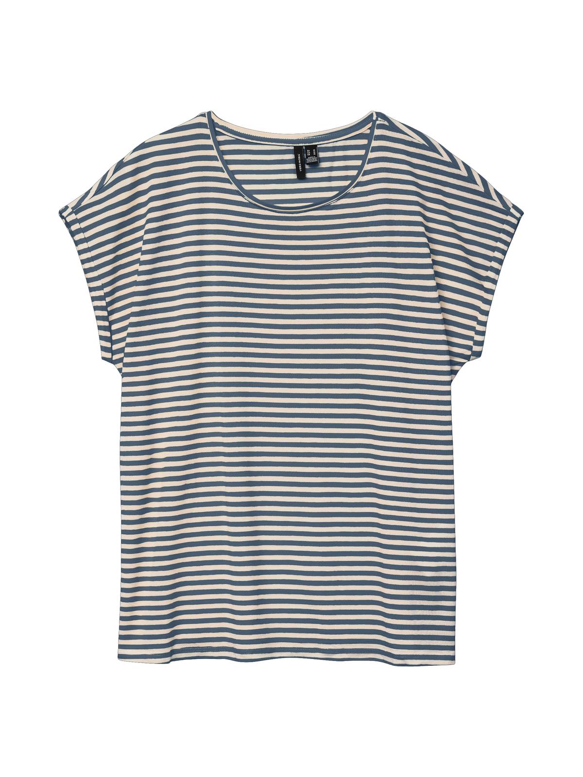 VERO MODA Mava SS Top Streifentee Damen blau