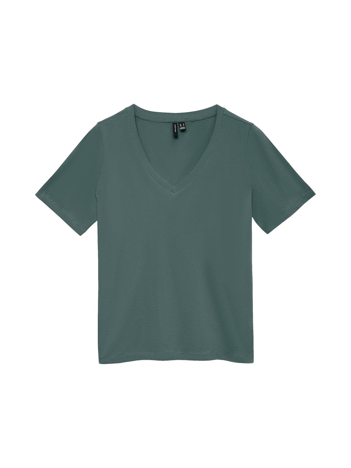 VERO MODA Paulina SS T-Shirt mit V-Ausschnitt Damen grün