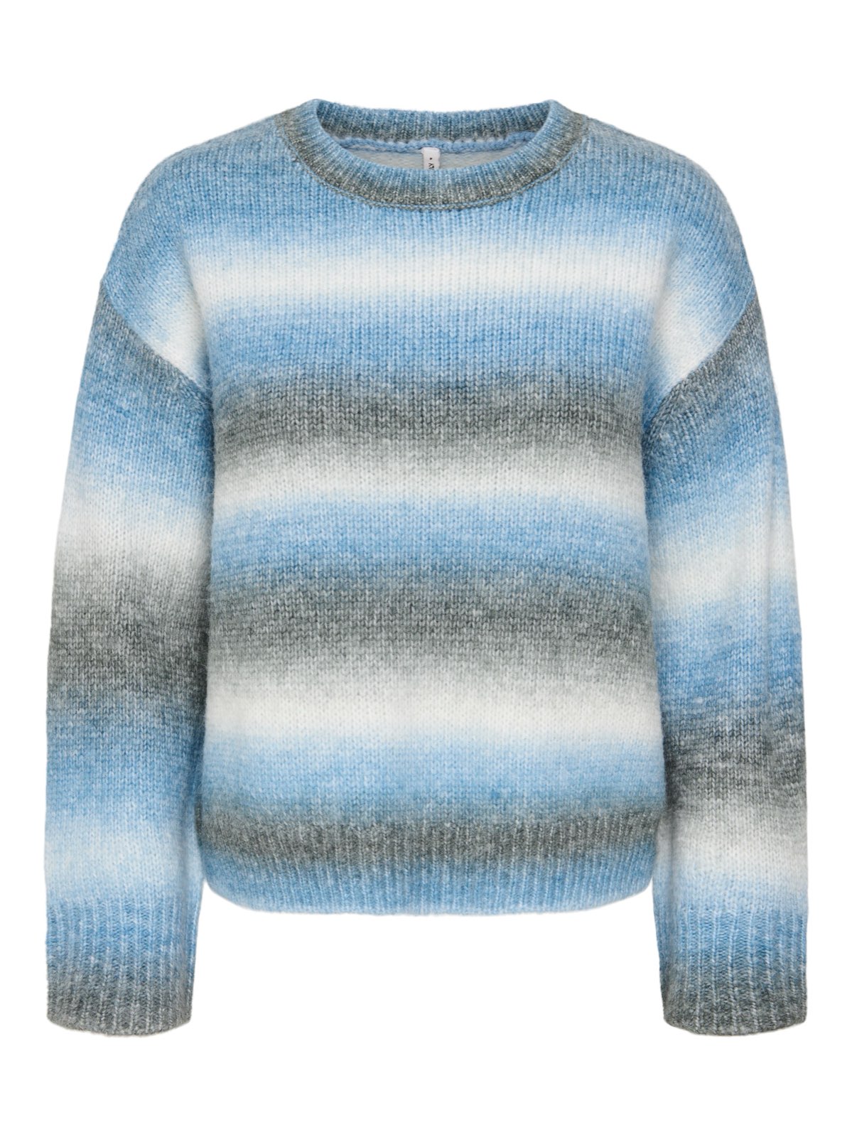 ONLY Dublin LS Space Dye col rond Femme bleu
