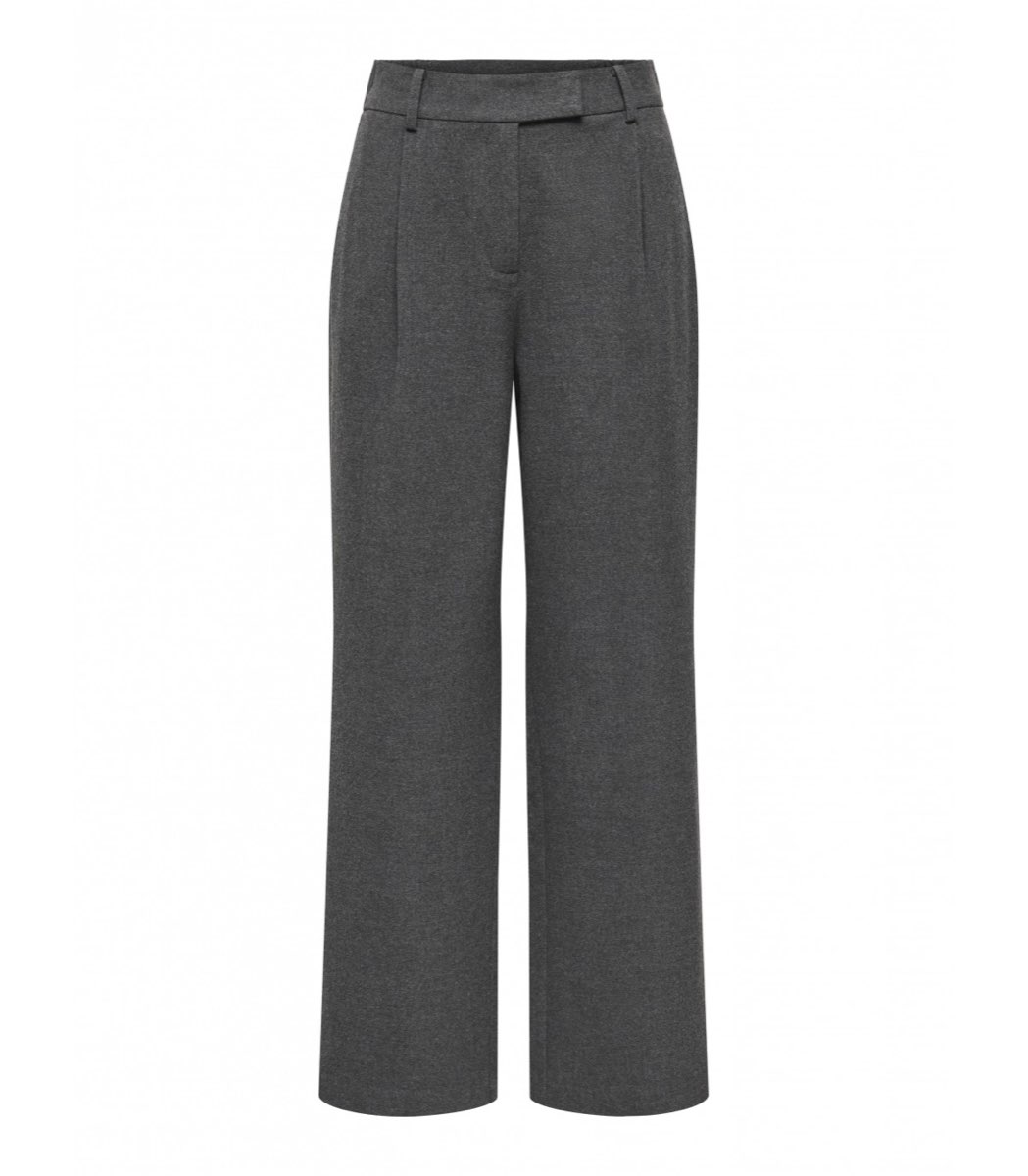 ONLY Delux HW Straight Pant Damen grau Foto 1