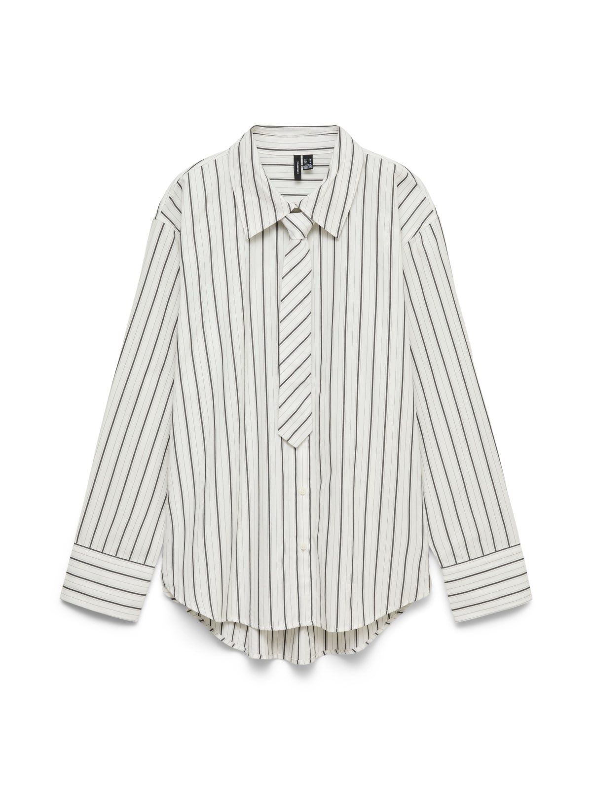 VERO MODA Chemise Manya LS à col ample Femme blanc