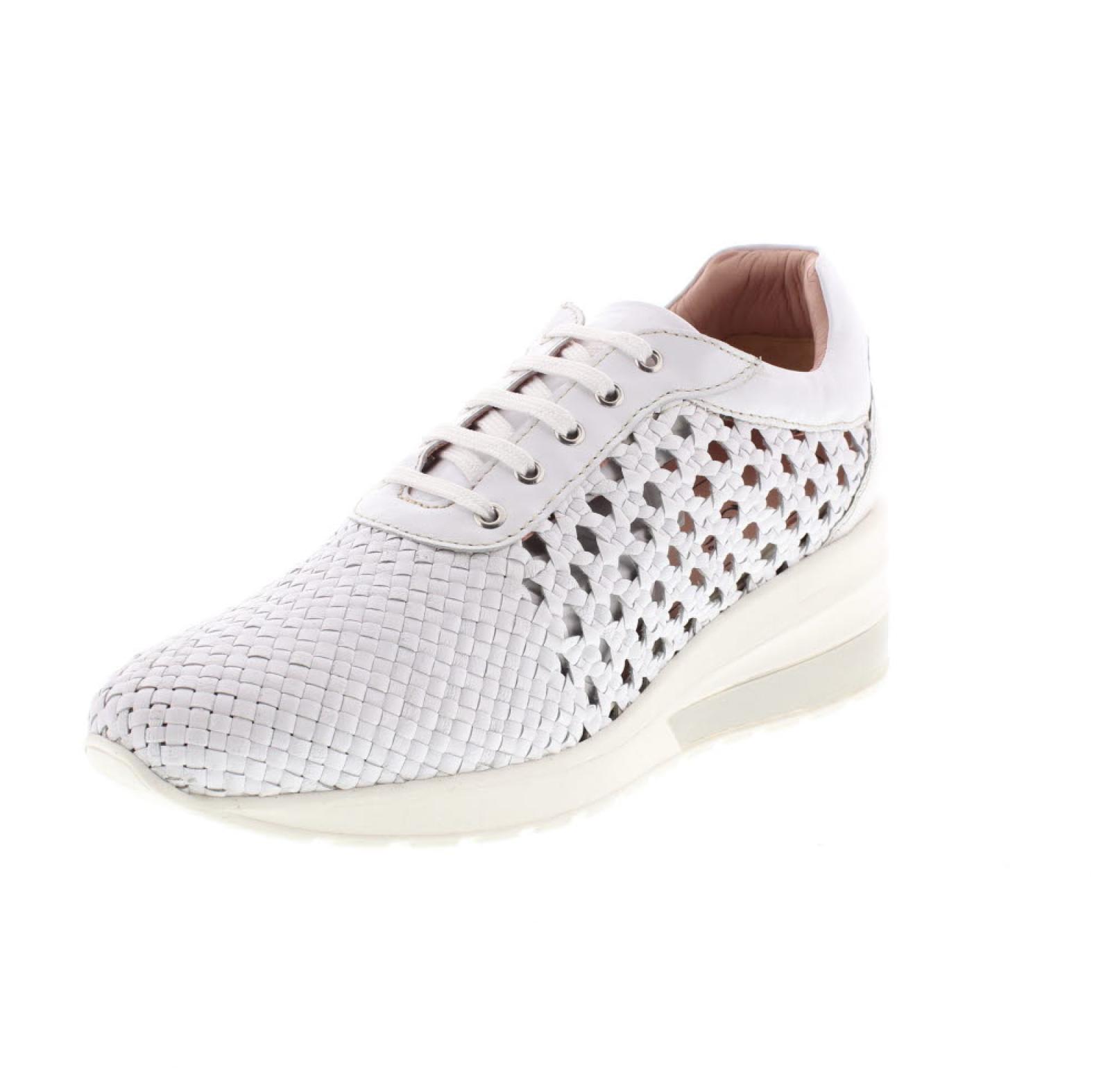 Кроссовки Annalu в стиле Pelle Con Zeppa Bianco - Повседневные кроссовки Donna Scarpe