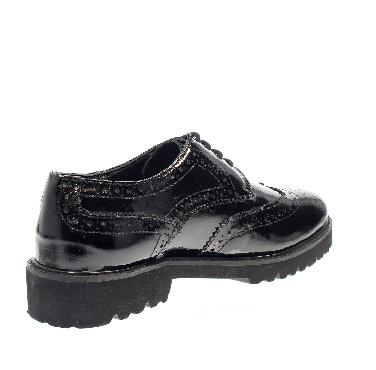 RAME Beverly - Brogues en cuir verni Femme noir Photo 4